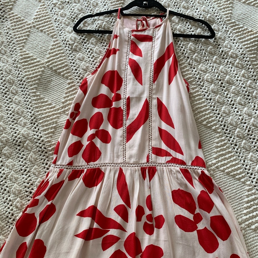 Floral Drop waist dress